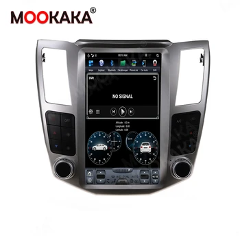 Tesla Vertikální Obrazovky Android 9 Auto GPS Navigace Rádio Pro Lexus RX300 RX330 RX350 RX400H 2004-2007 Audio Stereo Ne DVD Přehrávač