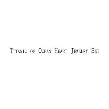 Titanic Srdce Oceánu Šperky Sady