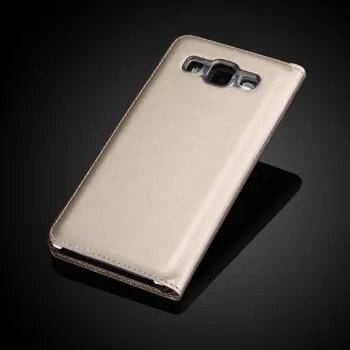 Top Kvalita Pro Samsung Galaxy O5 On5 G5500 G550 G550F Luxusní Klasické Ultra Slim PU Kožené Okno View Flip Pouzdro