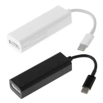 USB 3.1 Typ C Samec na Mag.bezpečné 2 5Pin Samice Kabel Převodník Adaptér pro Macbook 45W 60W Černá Bílá Kabel Převodník Adaptér