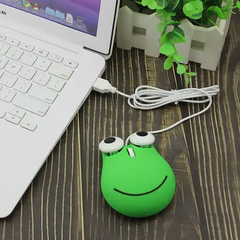 USB Drátová Myš Mini Roztomilý Kreslený Design, Počítačovou Myš 1600 DPI, Ergonomická Optická Herní Myši 3D PC Kancelářské Myši Pro Notebook Dívka