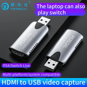 USB video živé vysílání HDMI zachytávací karty HD 1080P60Hz pro spínače/PS4/xbox/NS hra připojit notebook, digitální fotoaparát live záznam