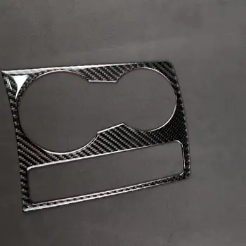 Uhlíkových Vláken Čalounění Držák Dekorativní Rám pro Audi A5 A4 B8 2009-Obtisk Kryt Štítku Krytu Car Styling Příslušenství