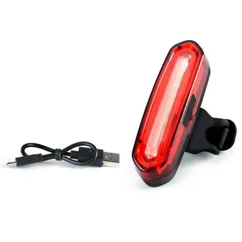Ultra Jasné LED Bike zadní Světlo, USB Dobíjecí Kolo Zadní Světlo, IPX6 Vodotěsné a Snadno Nainstalovat Helmu Světlo