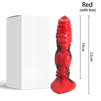 Velké Silikonové Zvíře Vlk Dildo Zvířat Penis G-spot Stimulace Sexuální Hračky pro Muže, Ženy Lesbické, Gay Sex Shop Erotické Dospělých Produkt