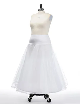 Vintage Bílá Černá Tyl Šaty 1 Hoop Svatební Spodničky Spodnička Žena Vestidos Para Boda Jupon Fille Accessoire Mariage