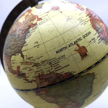 Vintage Podstavec anglické vydání globe dekorace mapa světa země světa s Dřevěnou základnou Geografie pozemní světě tellurion