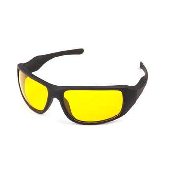 Vintage Polarizované Sluneční Brýle Muži Stream Line Noční Vidění Řidičské Brýle Retro Anti Glare Bezpečnostní Brýle Černé Žluté Volba
