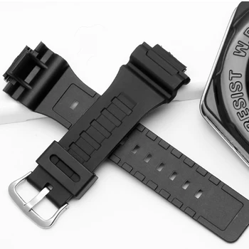 Vodotěsný Pryskyřice Řemínek Hodinky Kapela Pro Casio AQ-S810W AQS810WC AQ-S810W-1A sport watchband náramek Náramek Hodinky Příslušenství