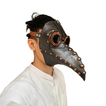 Vtipné Steampunk mor lékař ptačí maska latex roli hrát maska zobák dospělých případě roli hrát cool osobnost rekvizity cosplay kostýmy