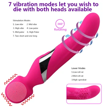 Výkonný AV Vibrátory pro Ženy Double Vibrátor Klitorisu G Spot Sexuální Hračky pro Ženy, Dospělé Hry Erotické Výrobky Intimní Zboží Shop