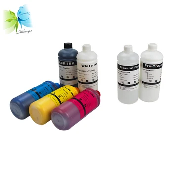 Winnerjet Pro Epson l800 1390 Tinta Textilu Dtg Inkoust+Předčištění Kapaliny+Čisticí kapalina
