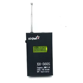 XH-560S Měřič Frekvence Plné Kovové Pouzdro s CTCSS/DCS Dekorovat XH560S Frekvenční Čítač Tester Pro obousměrný Rádio Walkie Talkie