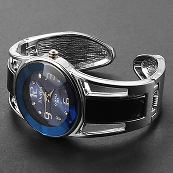 XINHUA Ženy hodinky módní elegantní náramek z nerezové oceli quartzové dámské hodinky, velké hodinky Mujer hodiny relogios reloj čas