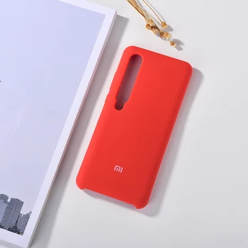 Xiaomi Mi 10 Pro Měkké Telefon Pouzdro Původní Tekuté Silikonové Ultra-Tenké Chránit Zadní Kryt Pro Xiaomi 10/10 Pro Měkké Hladké Bydlení