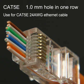 Xintylink 50U EZ konektor rj45 cat6 rg rj 45 ethernet kabelu cat5e utp 8P8C cat 6 síťový modulární nestíněný keystone cat5
