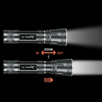 YAGE Svítilna Mini Cree LED Svítilna Teleskopický Zoom Svítilna Touch 18650 Baterku Linterna Torch Lantern Lampe Torche