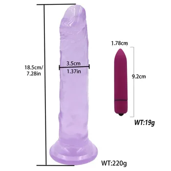 YEMA 2KS 10 Režimy Normální Vibrátor, Vibrátory pro Ženy, Realistické Mužské Penis, Žena Clitors G Spot Stimulater Dospělé Erotické Sex Hračky