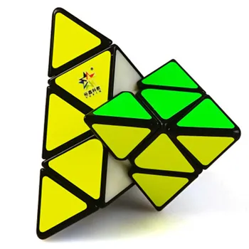 Yuxin Pyramida kostka 3x3x3 Huanglong 3x3 Magnetické Magic Cube Pyramida Rychlost Kostka yuxin Pyramida cubo 3x3x3 magic puzzle cube