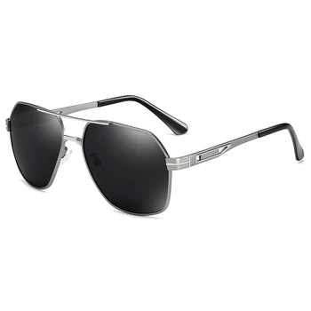 Značka Design Polarizované sluneční Brýle Muži Řidičské Sluneční Brýle Kovový Povlak sluneční Brýle UV400 Odstíny gafas de sol hombre