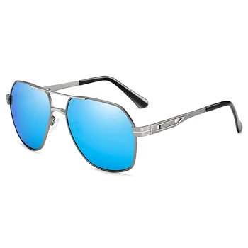 Značka Design Polarizované sluneční Brýle Muži Řidičské Sluneční Brýle Kovový Povlak sluneční Brýle UV400 Odstíny gafas de sol hombre