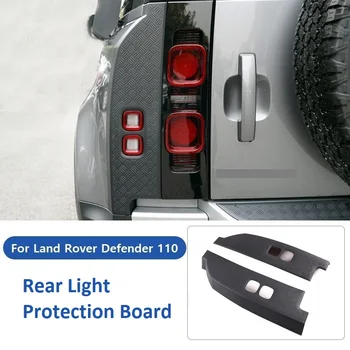 Černá ABS Pro Land Rover Defender 110 Rok 2020 Auto Zpětné Zrcátko, Kryt Přední Zadní Nárazník, Boční Scratch guard Protection Board Stráž