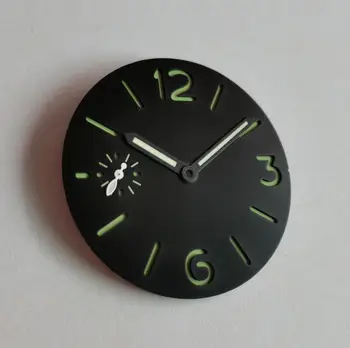Části hodinek Hodinky dial Watch ruku 36mm Double-paluba Sendvič Hodinky ciferník Vhodné pro eta6497 racek ST3600
