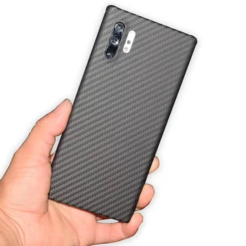 řemeslníci skutečná barva uhlíkových vláken těžko mobilní telefon pouzdro pro Samsung Note 8 9 10+ módní ultra-tenké obchodní telefonní shell