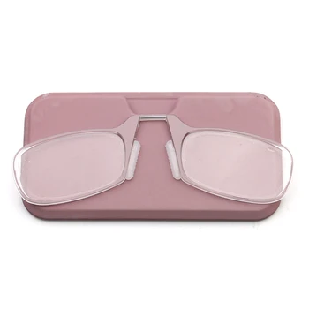 Ženy Nos Klip pro Brýle na Čtení pro muže 1.0 1.5 2.0 2.5 3.0 čtečka růžová hnědá Lehká módní Pince Nez brýle na čtení